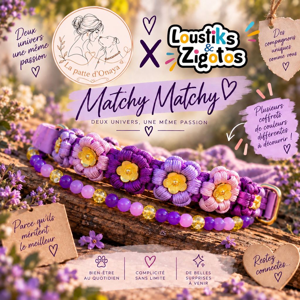 Coffret Duo Violet - La patte d'Onaya x Loustiks & Zigotos