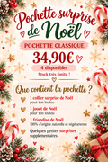 Pochettes Surprise de Noël "CLASSIQUE"