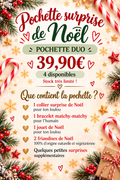 Pochettes Surprise de Noël "DUO"