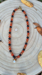 Collier "Bois d'Automne"
