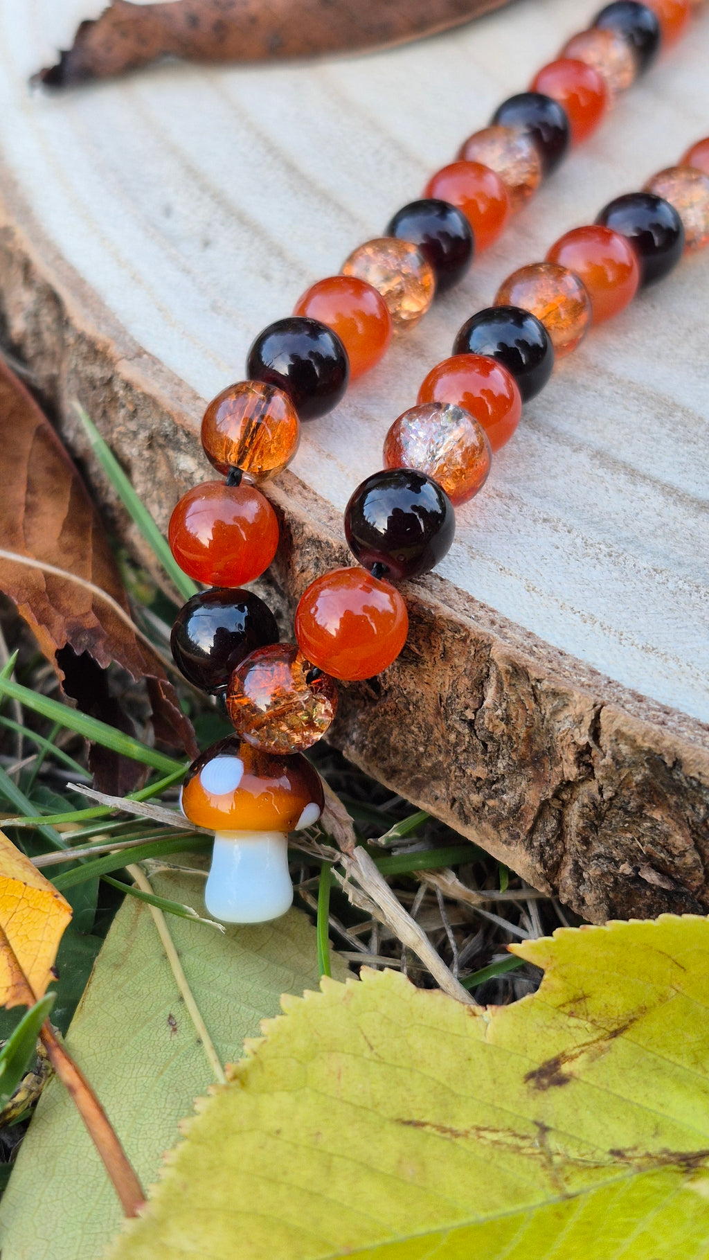 Collier "Bois d'Automne"