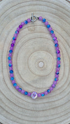 Collier "Donuts Cassis"