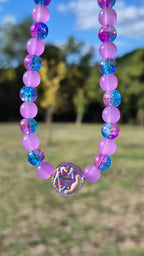 Collier "Donuts Cassis"