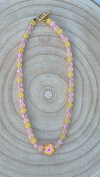 Collier "Donuts Citron"