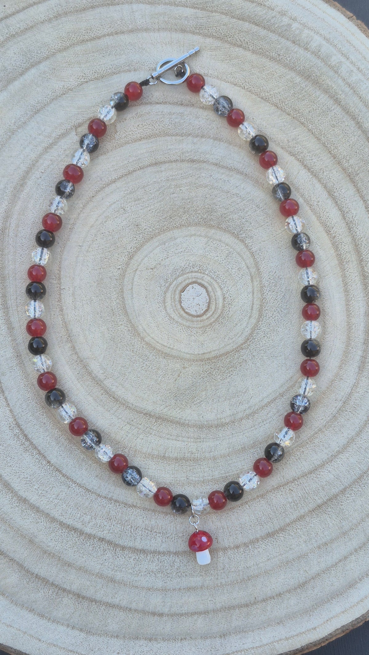 Collier Rouge & Noir
