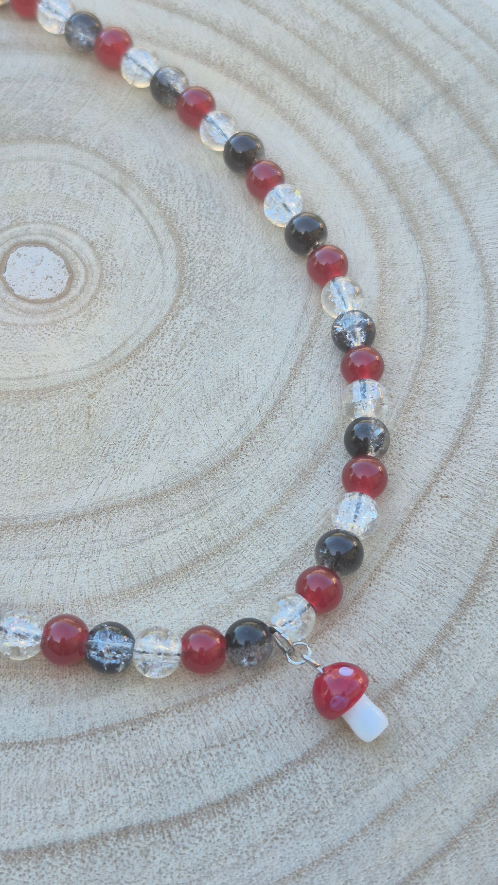 Collier Rouge & Noir