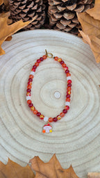 Collier Champignon-Feuilles