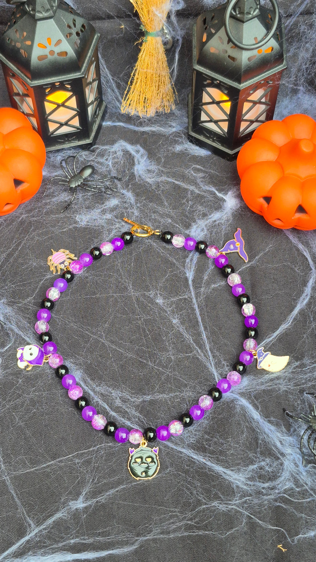 Collier Halloween Violet