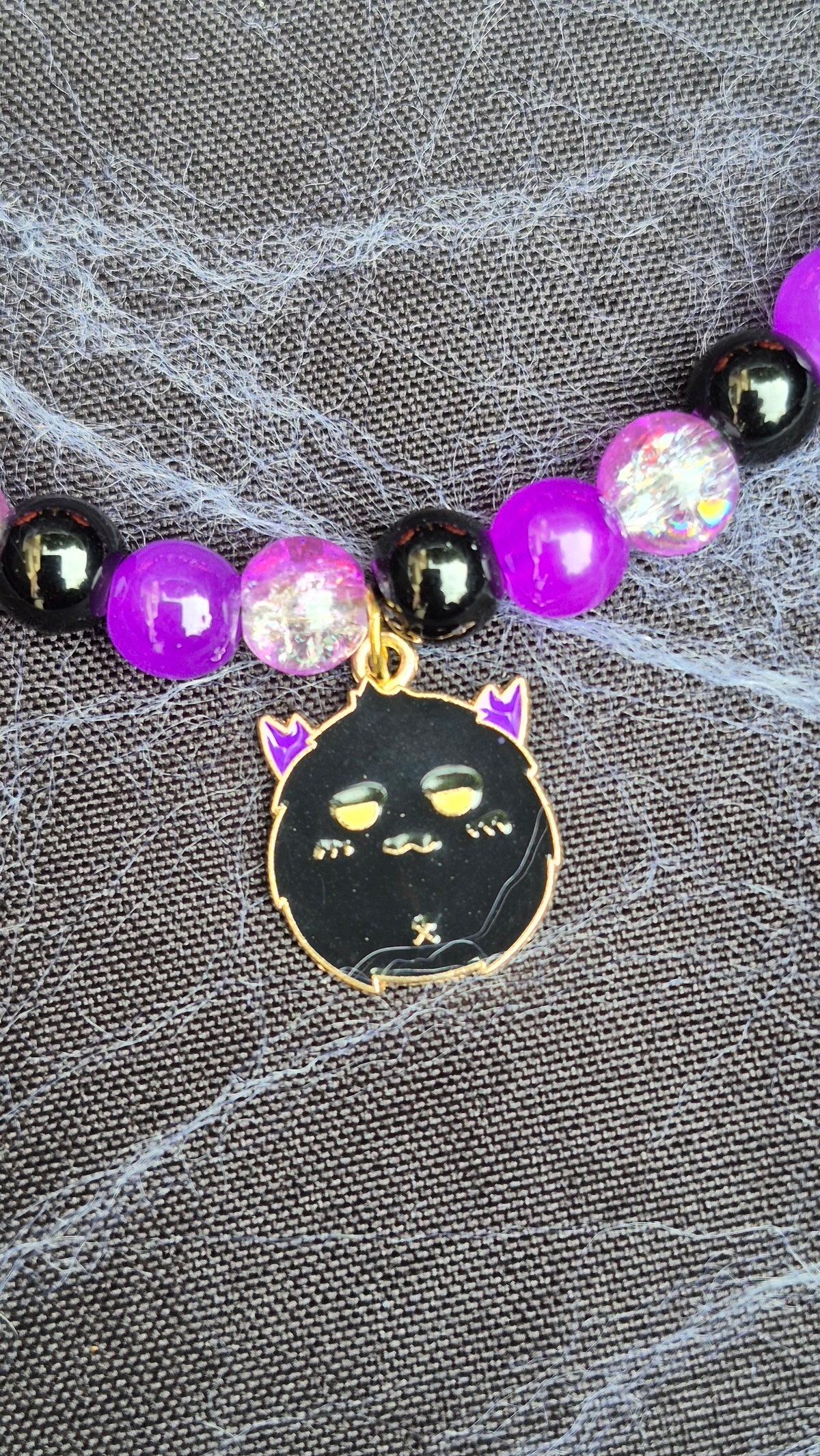 Collier Halloween Violet