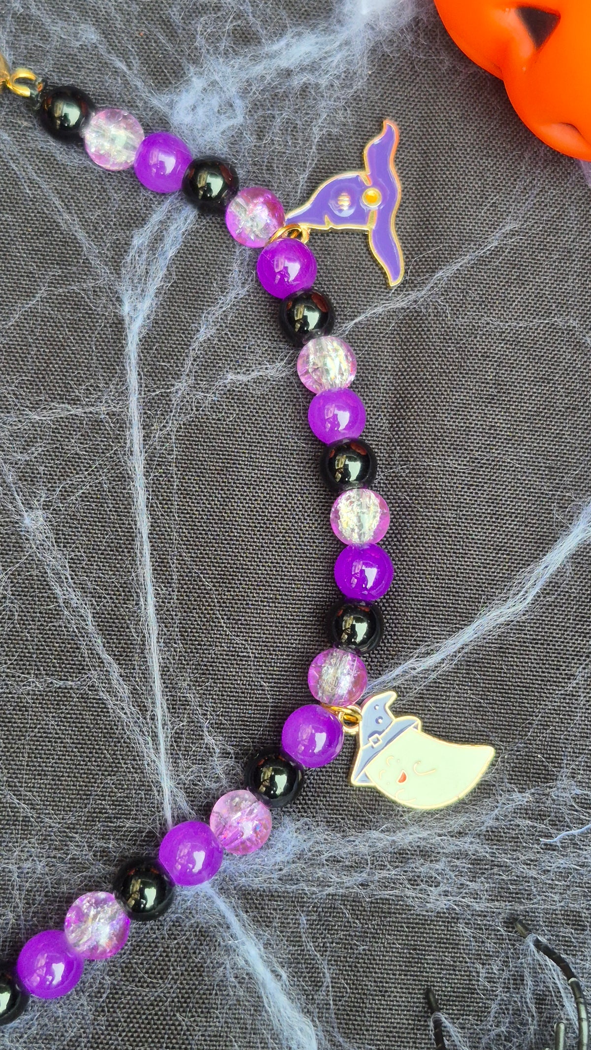 Collier Halloween Violet