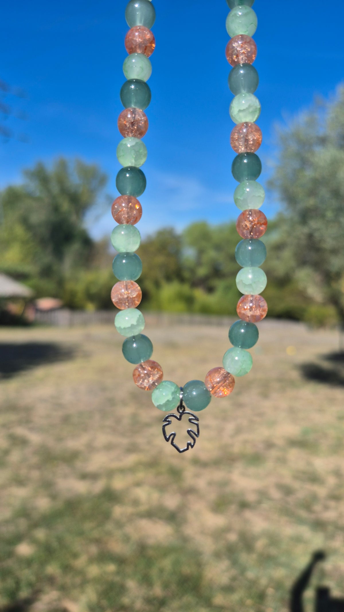 Collier Vert Pêche